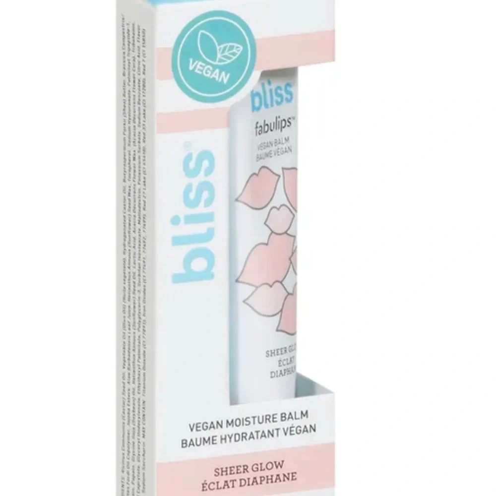 3/$15 🌸 Bliss Fabulips Vegan Balm - Sheer Glow